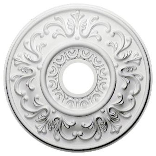 Dwellingdesigns 18 in. OD x 3.50 in. ID x 1 in. P Architectural Accents - Valletta Ceiling Medallion DW2572386